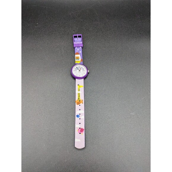 Flik-Flak Swatch Kids Flik & Flyer FBNP107 Purple Watch Giraffe Flying Rocket - Picture 2 of 6
